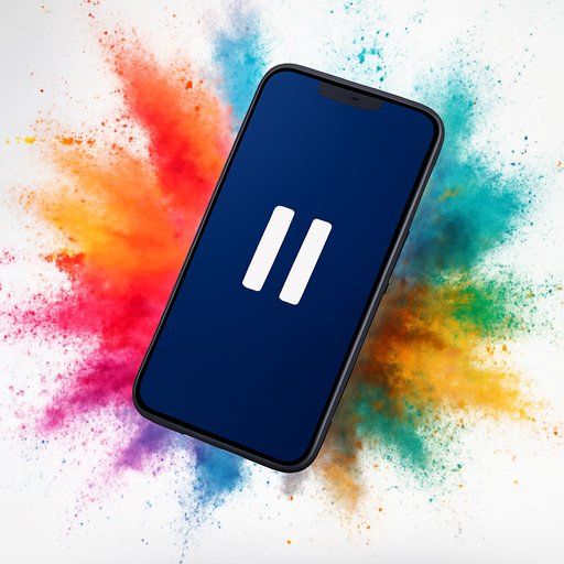 bd11 mobile screen with pause enabled